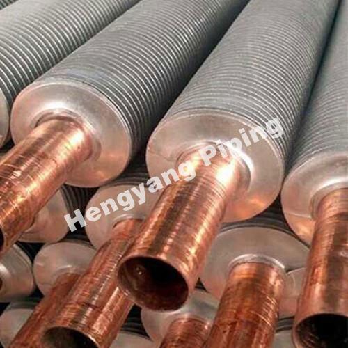 Copper Tube Aluminum Fin Composited Extruded Fin Tube
